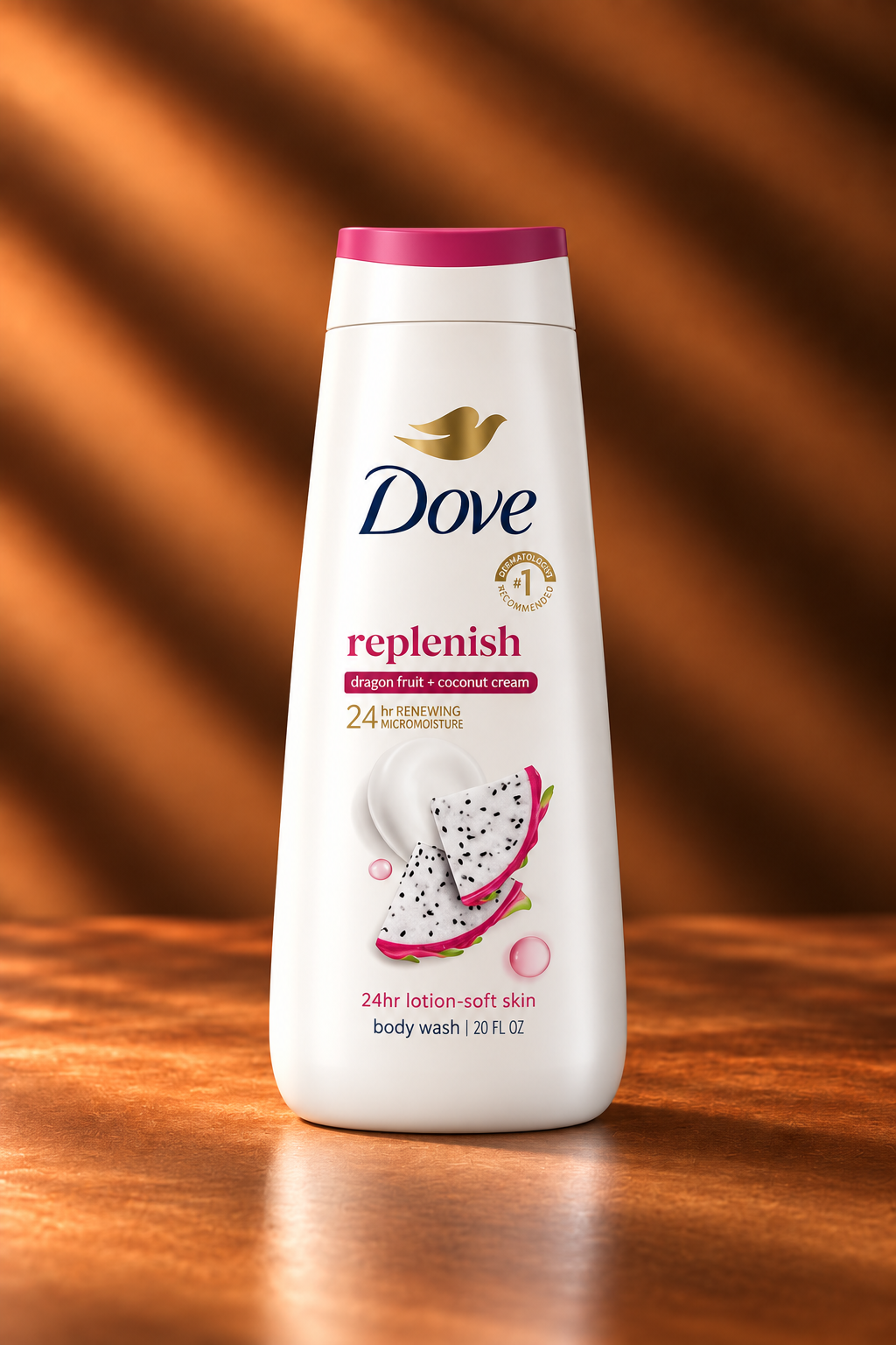 Dove Replenish Dragon Fruit + Coconut Cream Body Wash