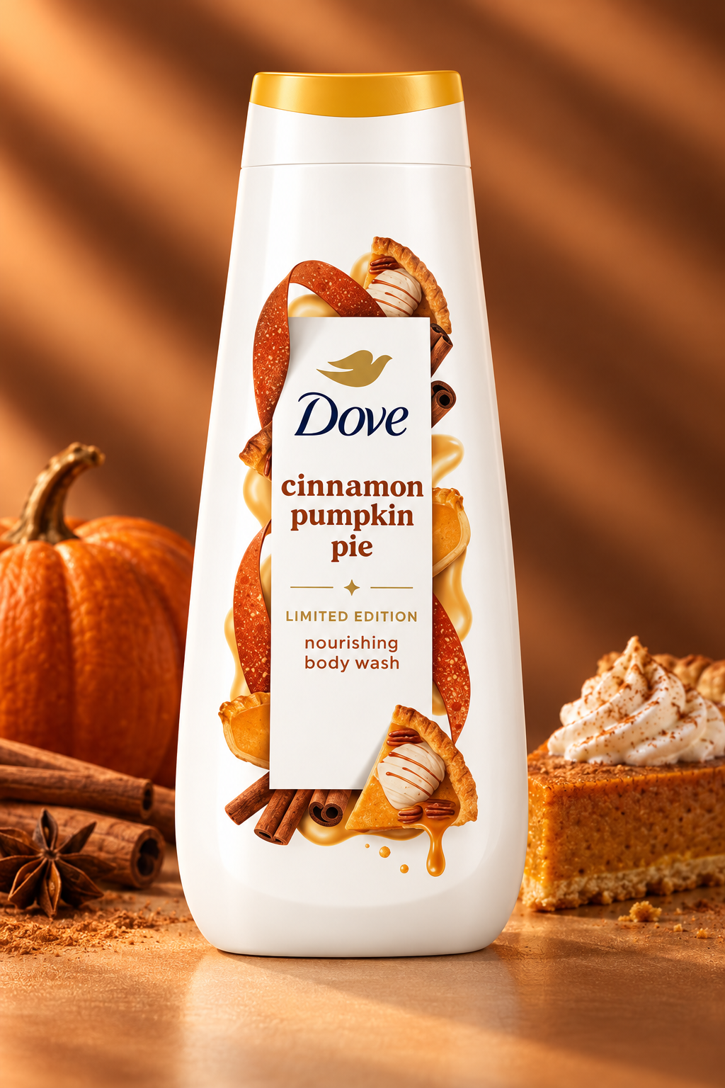 Dove Limited Edition Cinnamon Pumpkin Pie Nourishing Body Wash