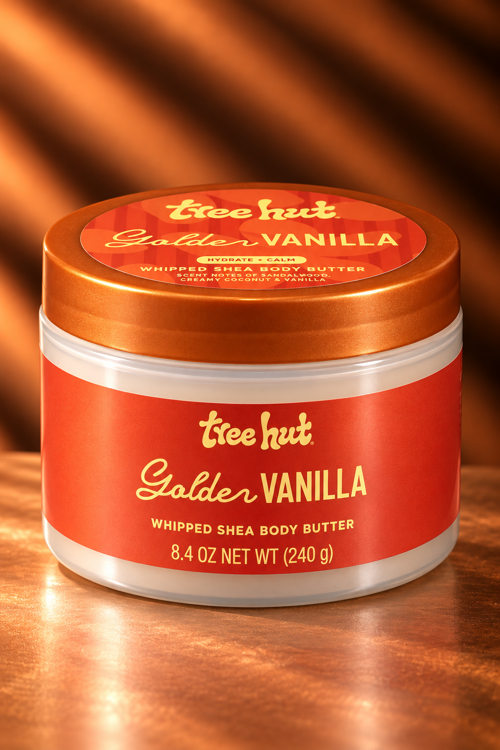 Tree Hut Golden Vanilla Whipped Shea Body Butter