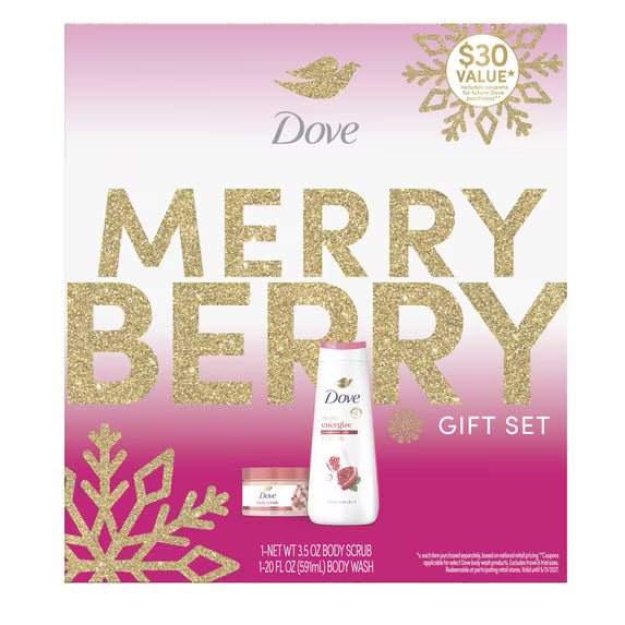 Dove Limited Edition Merry Berry Gift Set – 2 Piece