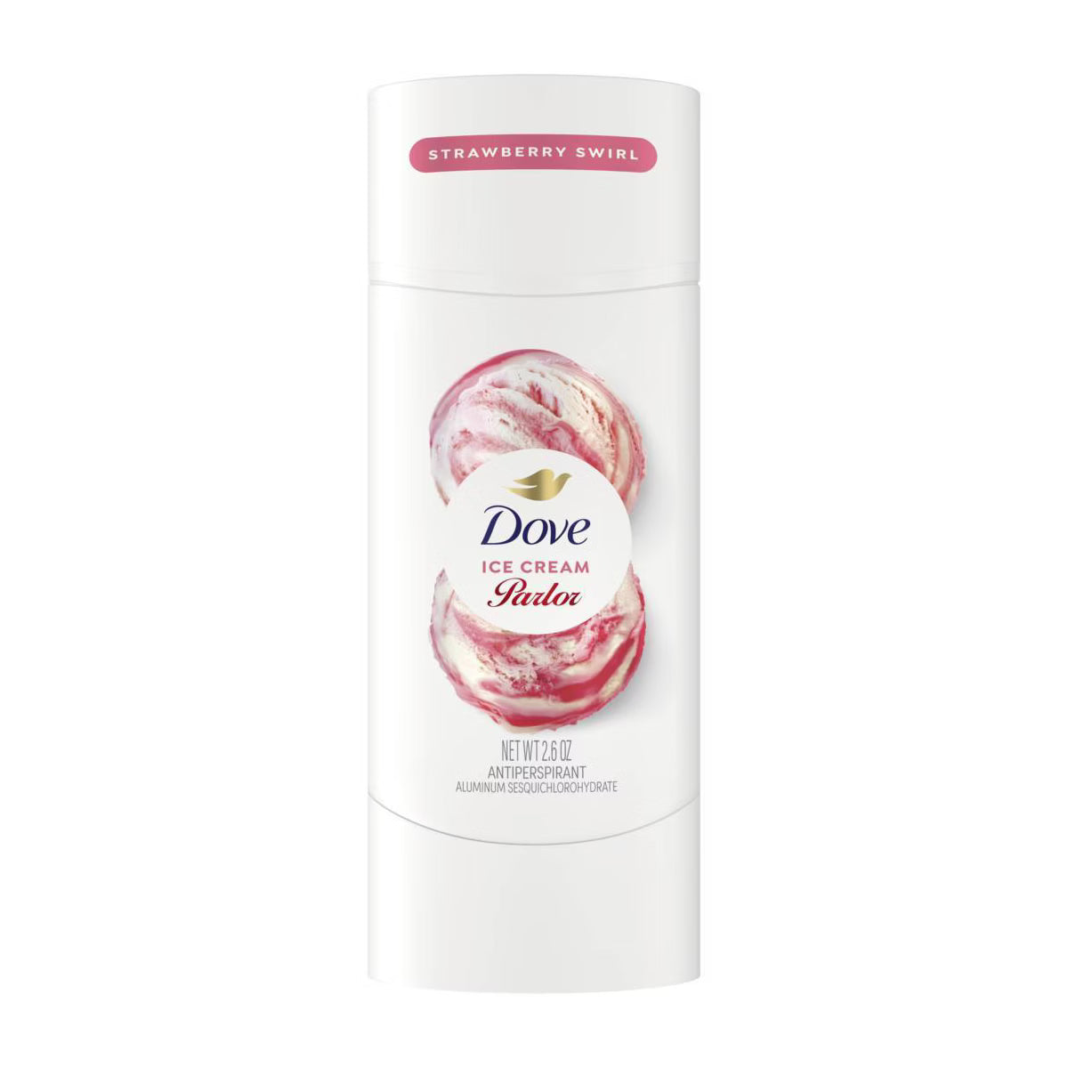 Dove Beauty Ice Cream Parlor Strawberry Swirl Antiperspirant & Deodorant Stick