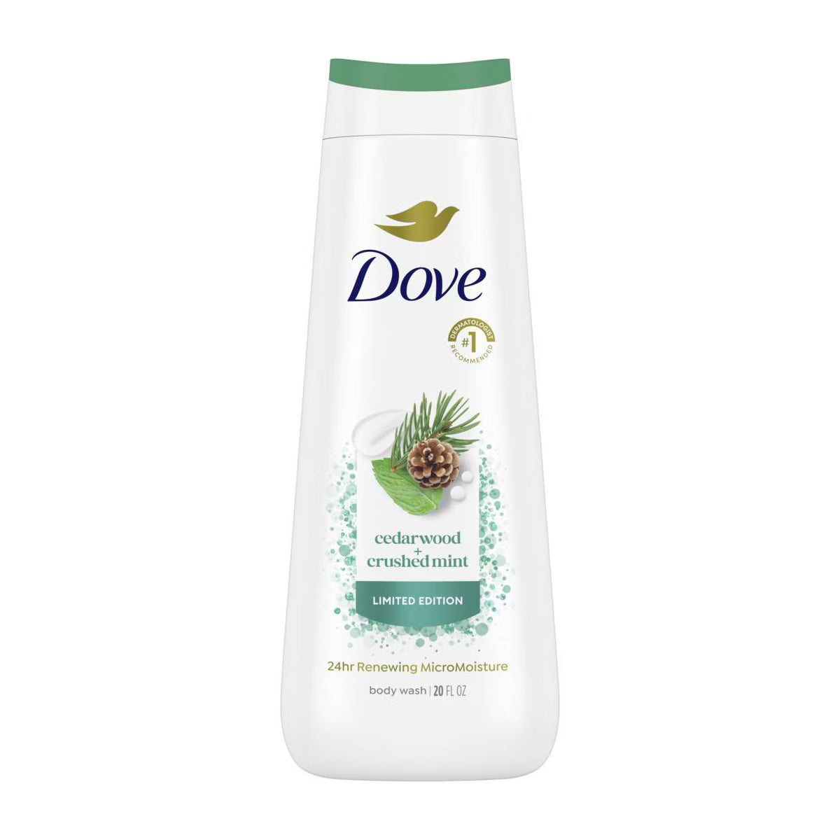 Dove Beauty Cedarwood & Crushed Mint Limited Edition Body Wash