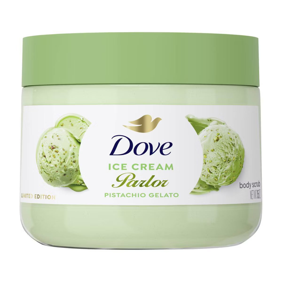 Dove Beauty Ice Cream Parlor Pistachio Gelato Body Scrub