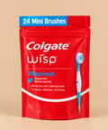 Colgate Wisp MaxFresh Mini Toothbrushes – Peppermint (24 Pack)