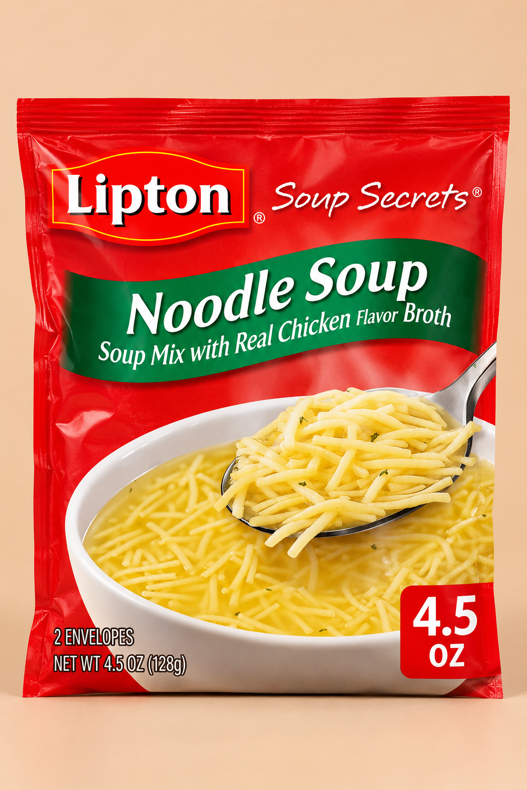 Lipton Soup Secrets Noodle Soup – Chicken Flavour (4.5oz / 128g)