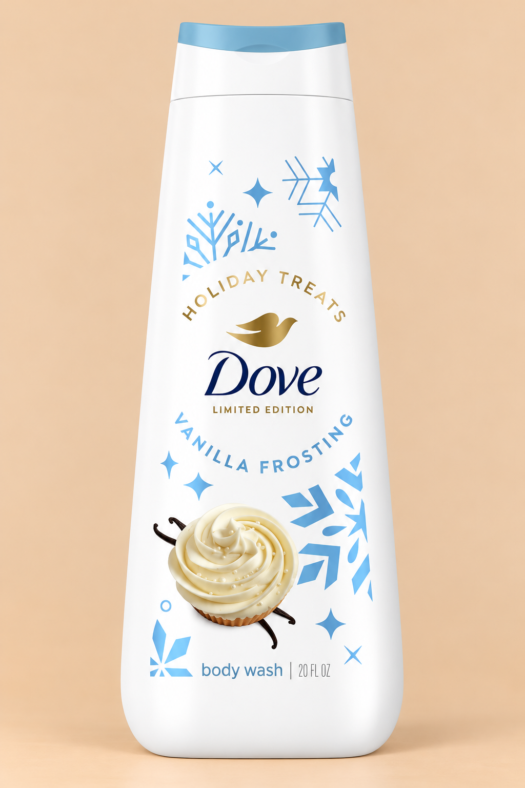 Dove Holiday Treats Vanilla Frosting Body Wash – Limited Edition