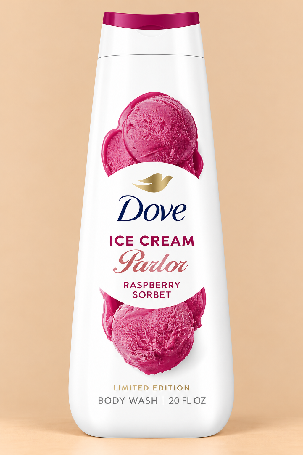 Dove Ice Cream Parlor Raspberry Sorbet Body Wash – Limited Edition