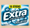 Wrigley’s Extra Polar Ice Sugarfree Gum – 15 Sticks