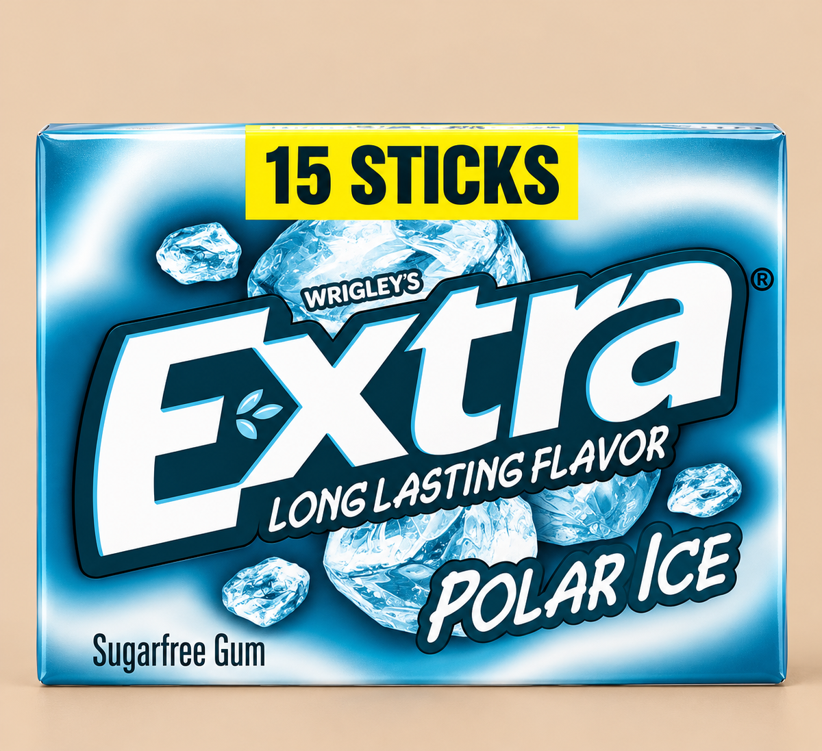 Wrigley’s Extra Polar Ice Sugarfree Gum – 15 Sticks