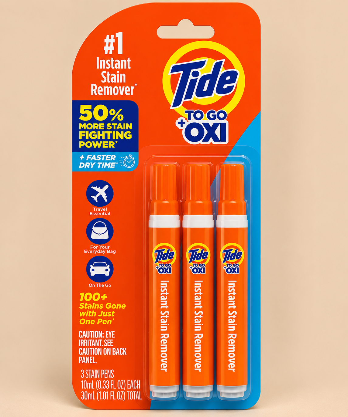 Tide To Go + OXI Instant Stain Remover – 3 Pack