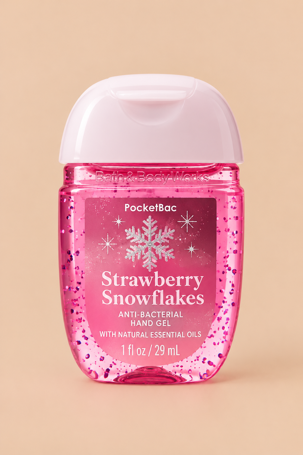 Bath & Body Works Strawberry Snowflakes PocketBac Hand Sanitizer