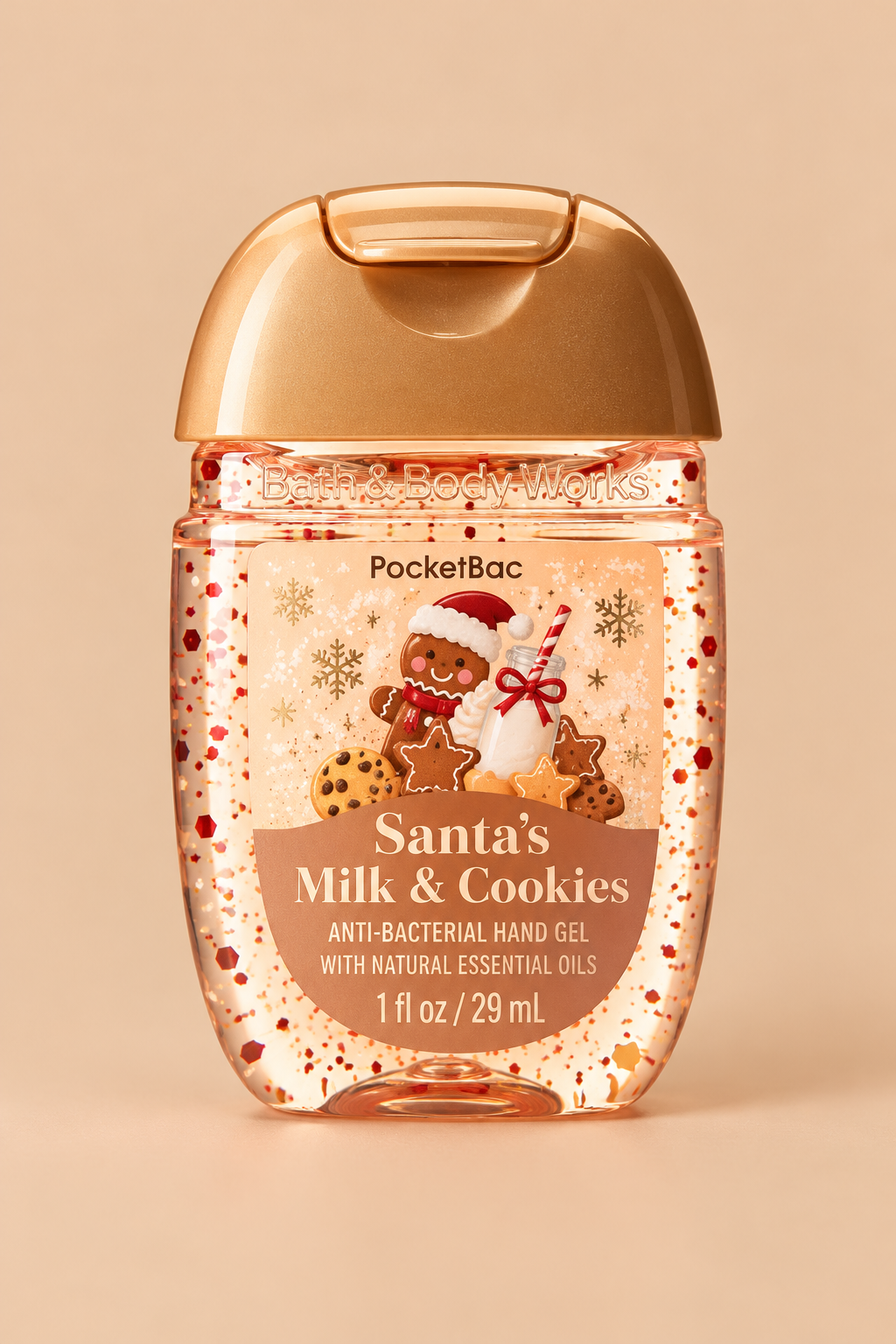 Bath & Body Works Santa’s Milk & Cookies PocketBac Hand Sanitizer