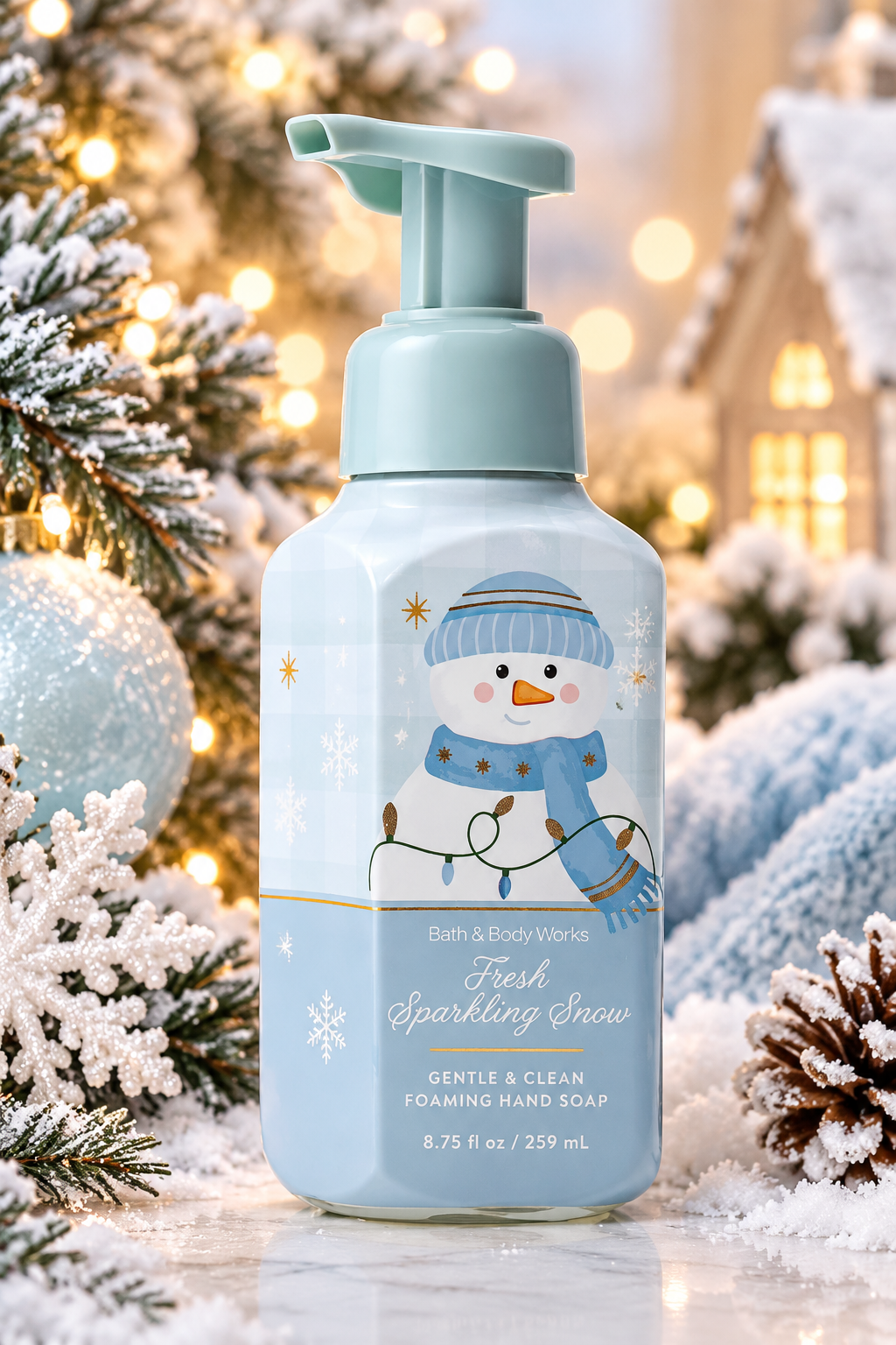 Bath & Body Works Fresh Sparkling Snow Foaming Hand Soap