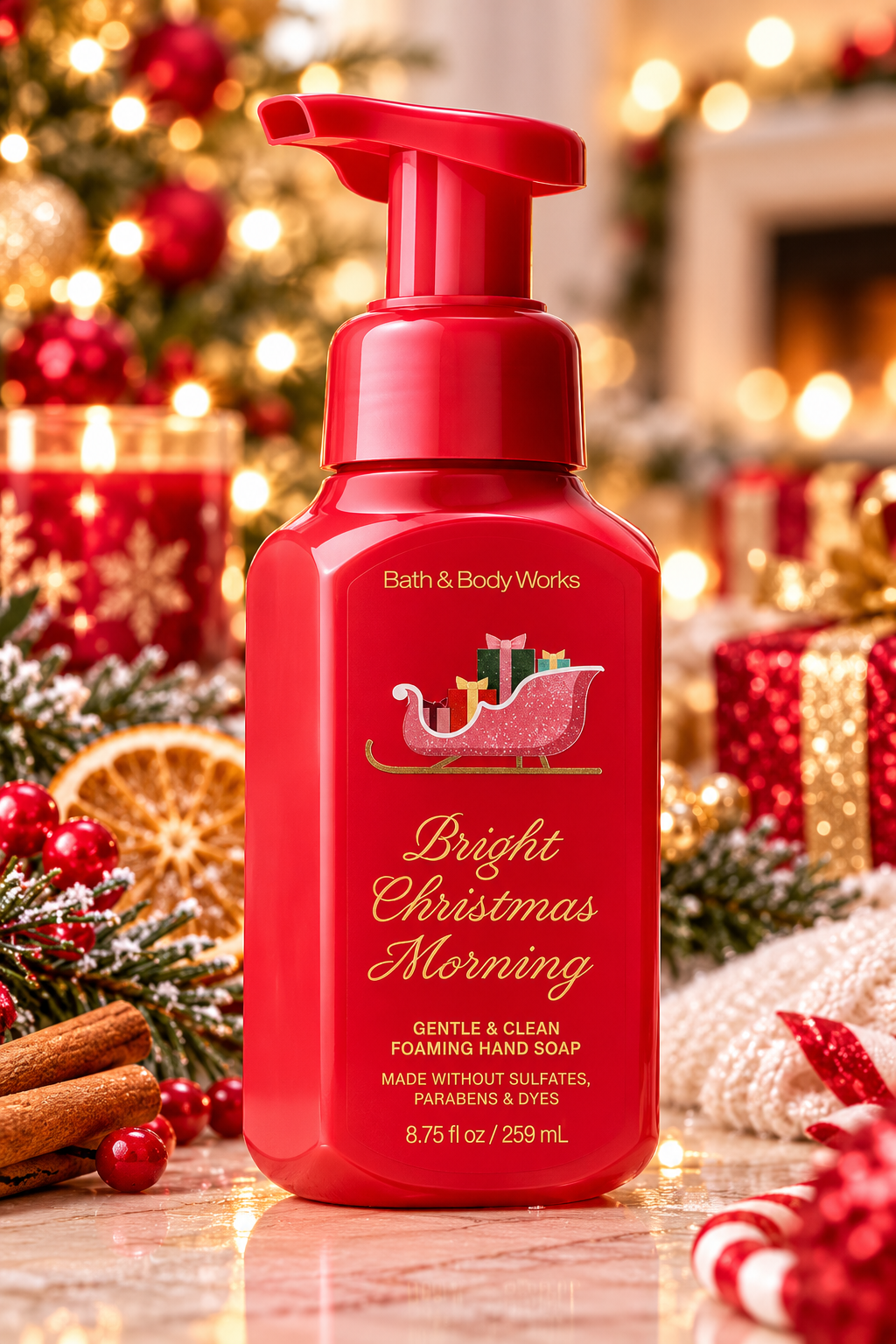 Bath & Body Works Bright Christmas Morning Foaming Hand Soap
