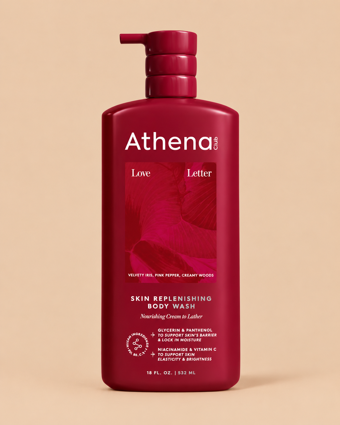 Athena Club Love Letter Skin Replenishing Body Wash