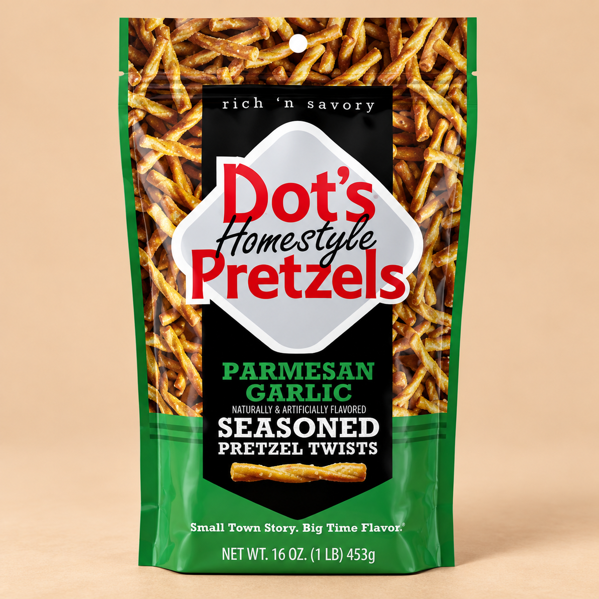Dot’s Homestyle Pretzels Parmesan Garlic Twists