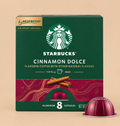 Starbucks by Nespresso Vertuo – Cinnamon Dolce Coffee Capsules (8 Pack)