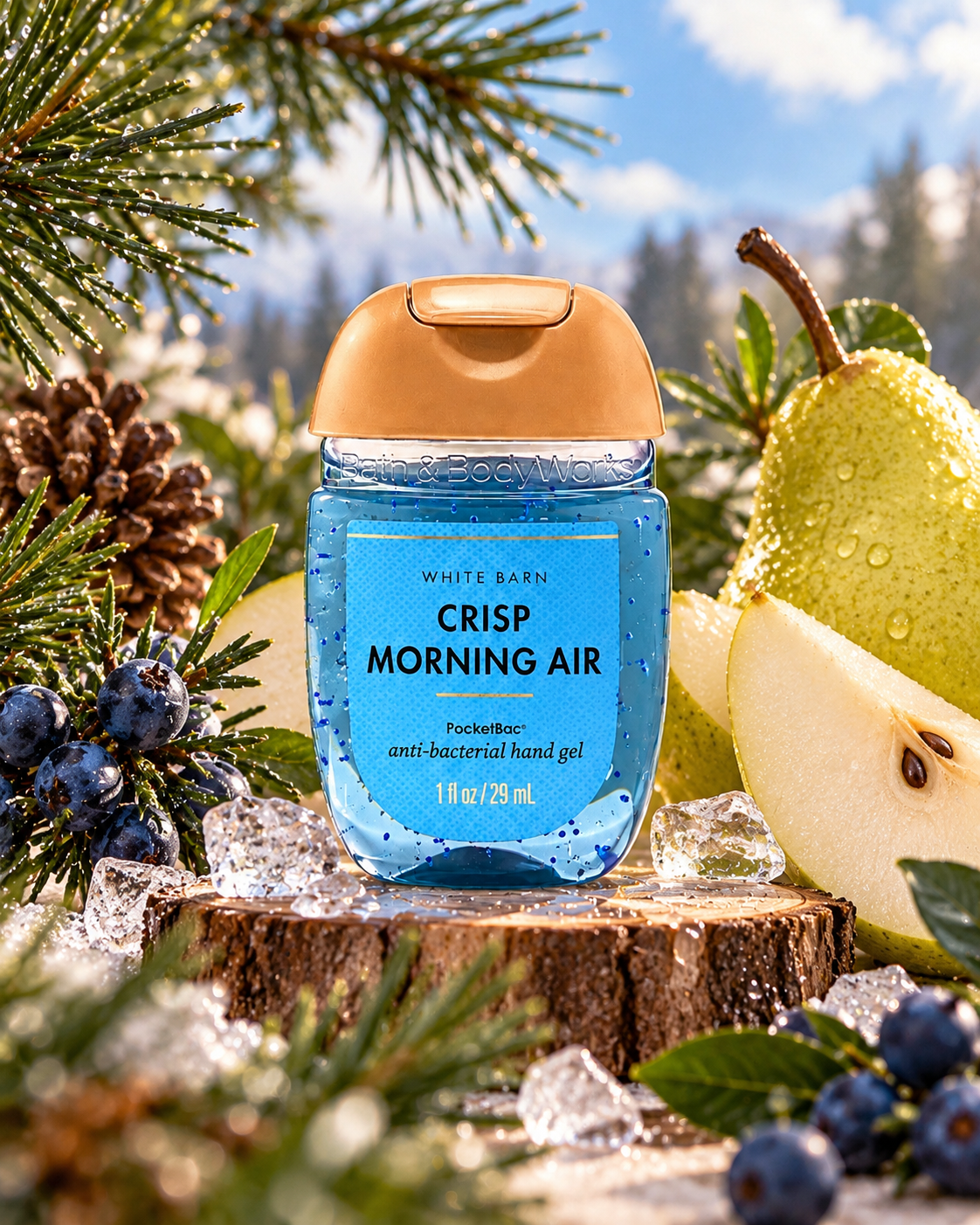 Bath & Body Works Crisp Morning Air PocketBac Hand Sanitiser
