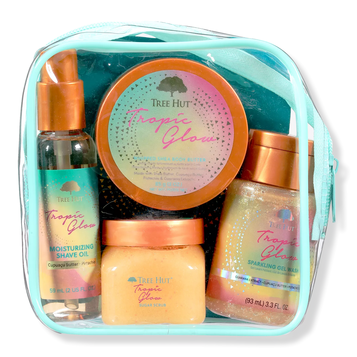 Tree Hut Tropic Glow Mini Body Care Gift Set – 4 Piece