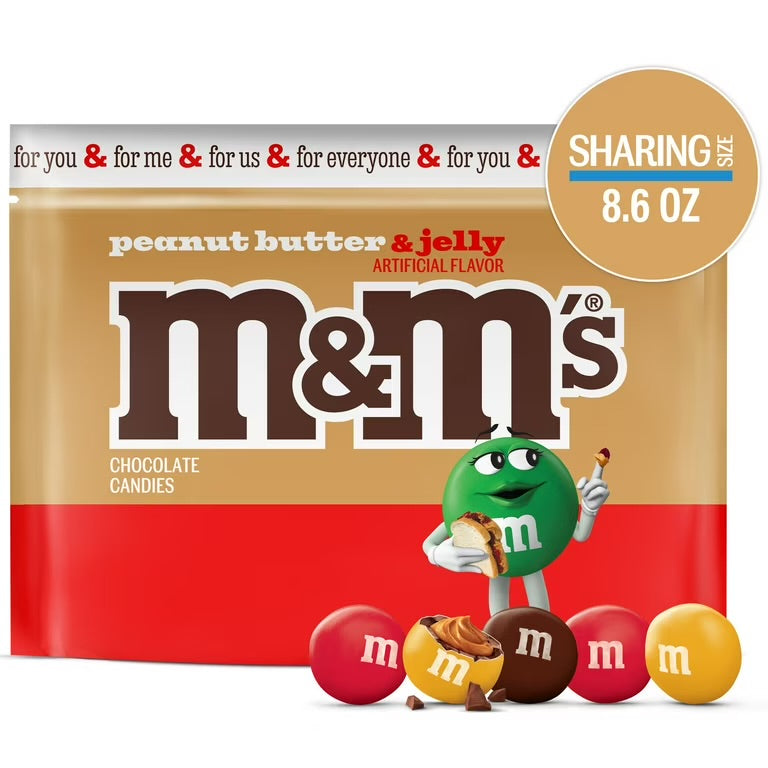 M&M's Peanut Butter & Jelly Chocolate Candies