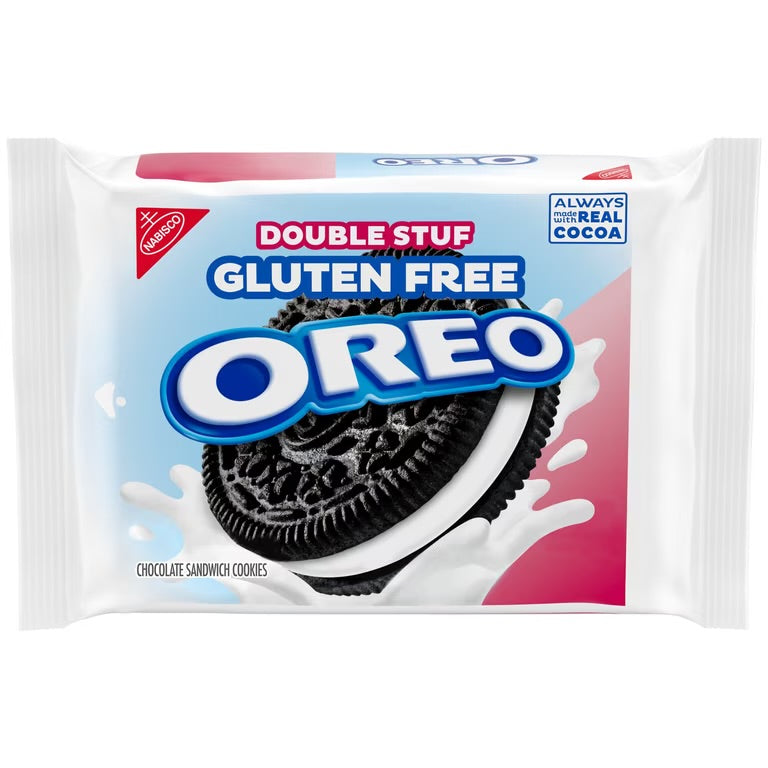 Oreo Gluten Free Double Stuf Chocolate Sandwich Cookies