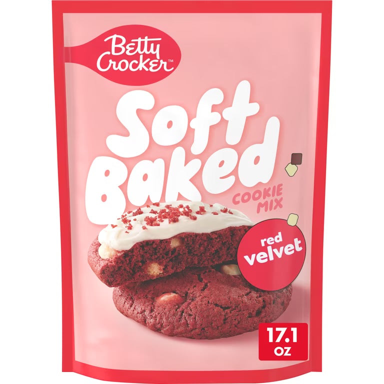 Betty Crocker Soft Baked Red Velvet Cookie Mix