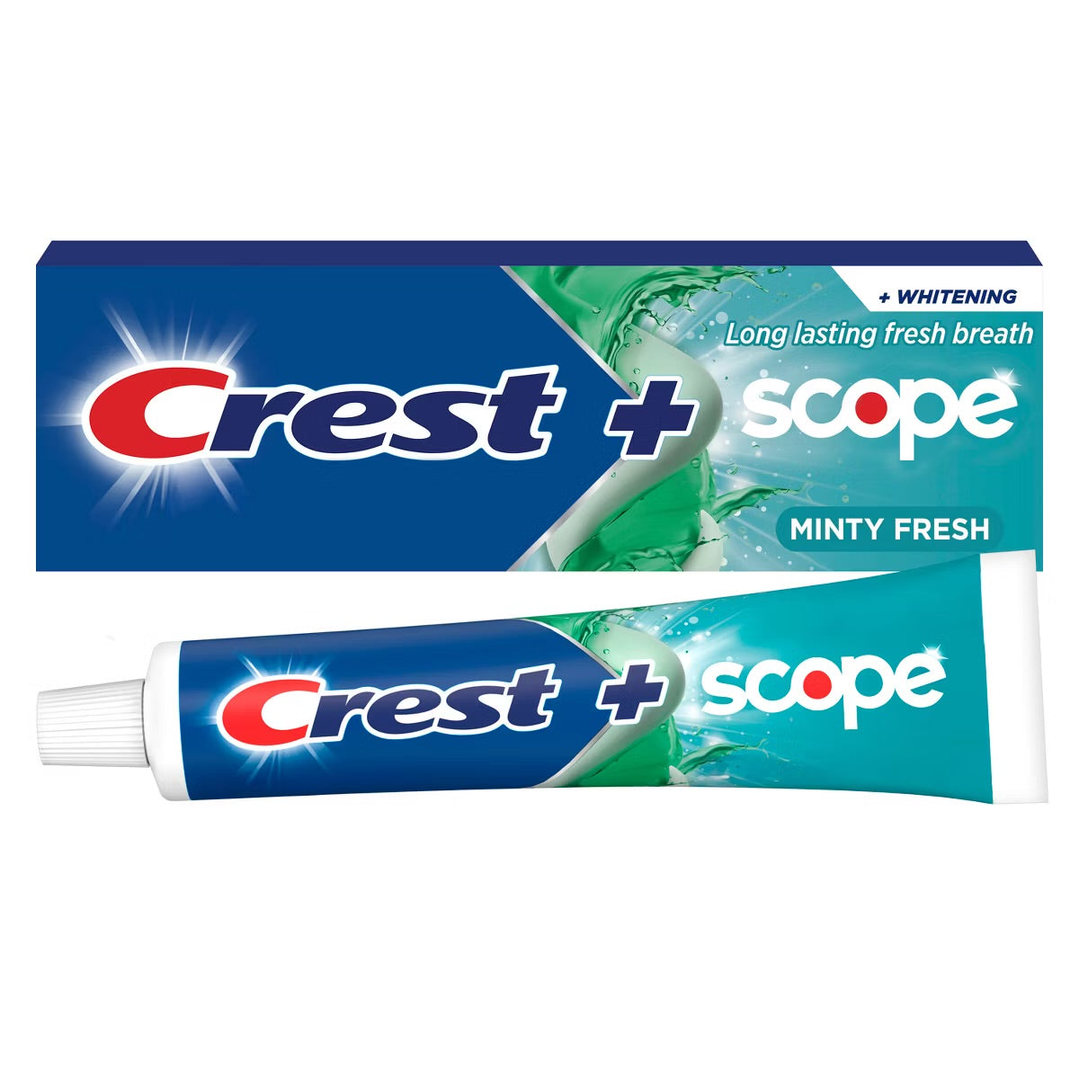 Crest + Scope Minty Fresh Whitening Toothpaste