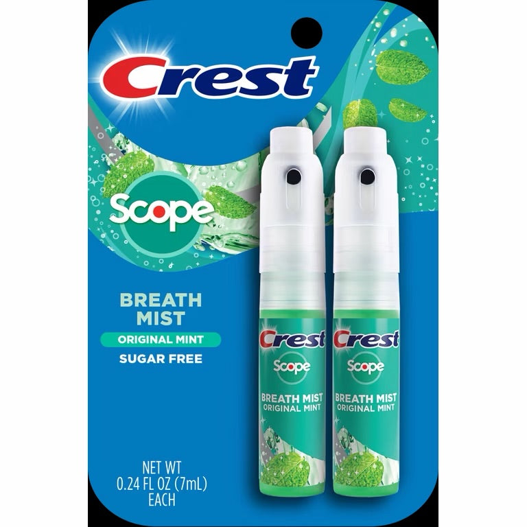 Crest Scope Original Mint Breath Mist - 2 Pack