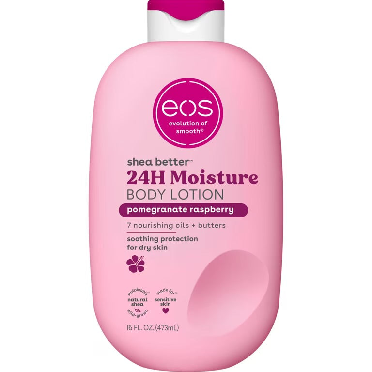 EOS Shea Better 24H Moisture Body Lotion – Pomegranate Raspberry