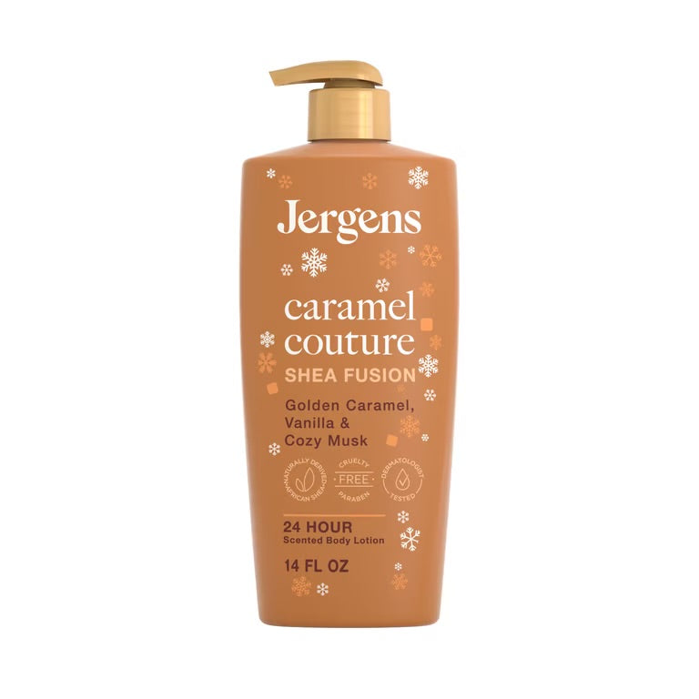 Jergens Caramel Couture Shea Fusion 24 Hour Scented Body Lotion