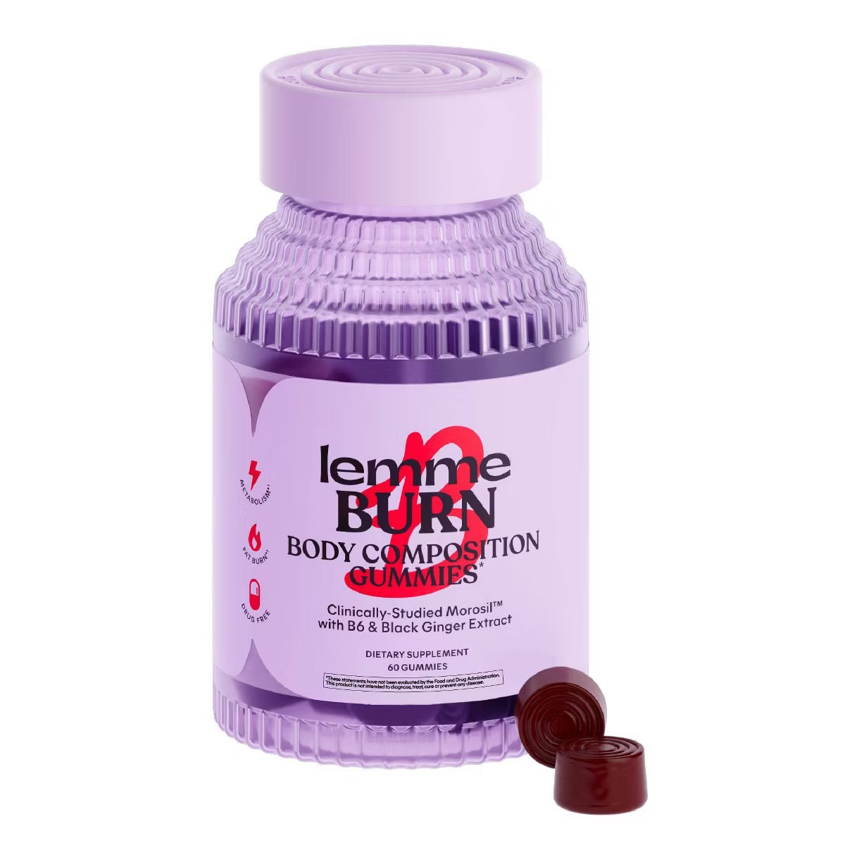Lemme Burn Body Composition Gummies – 60 Gummies