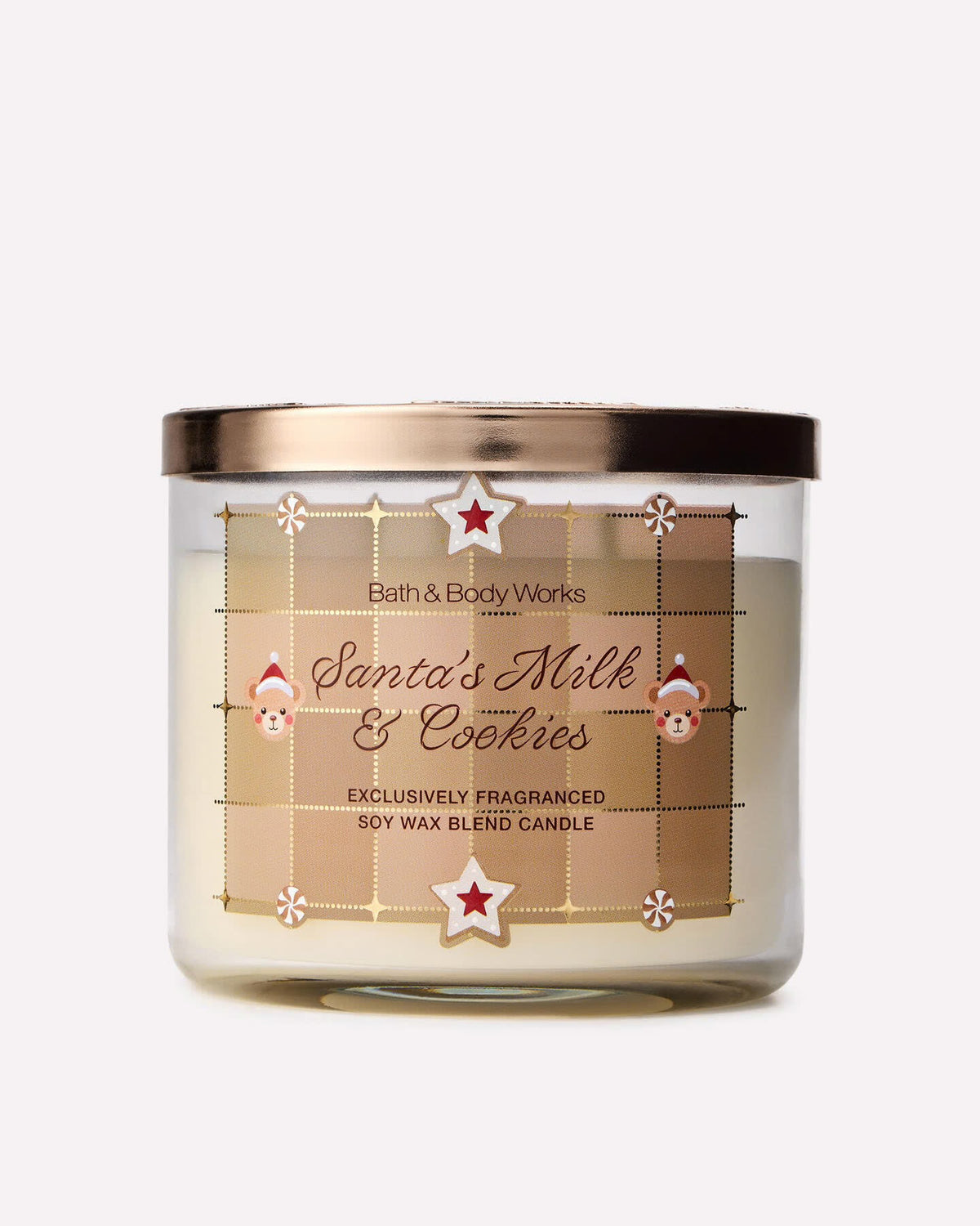 Bath & Body Works Santa’s Milk & Cookies 3-Wick Candle