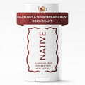 Native Hazelnut & Shortbread Crust Deodorant - Limited Edition