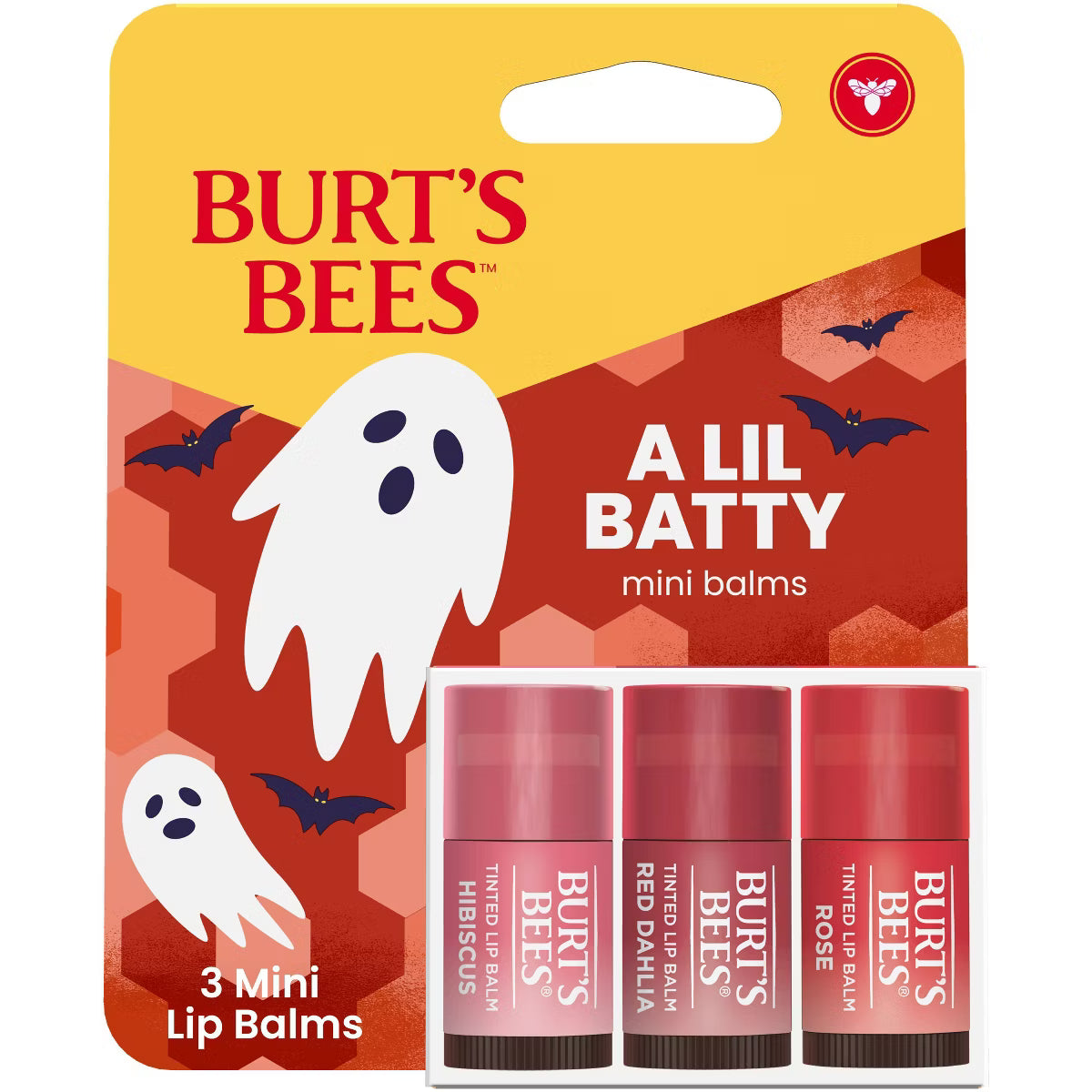 Burt’s Bees A Lil Batty Mini Tinted Lip Balm Set – 3 Pack