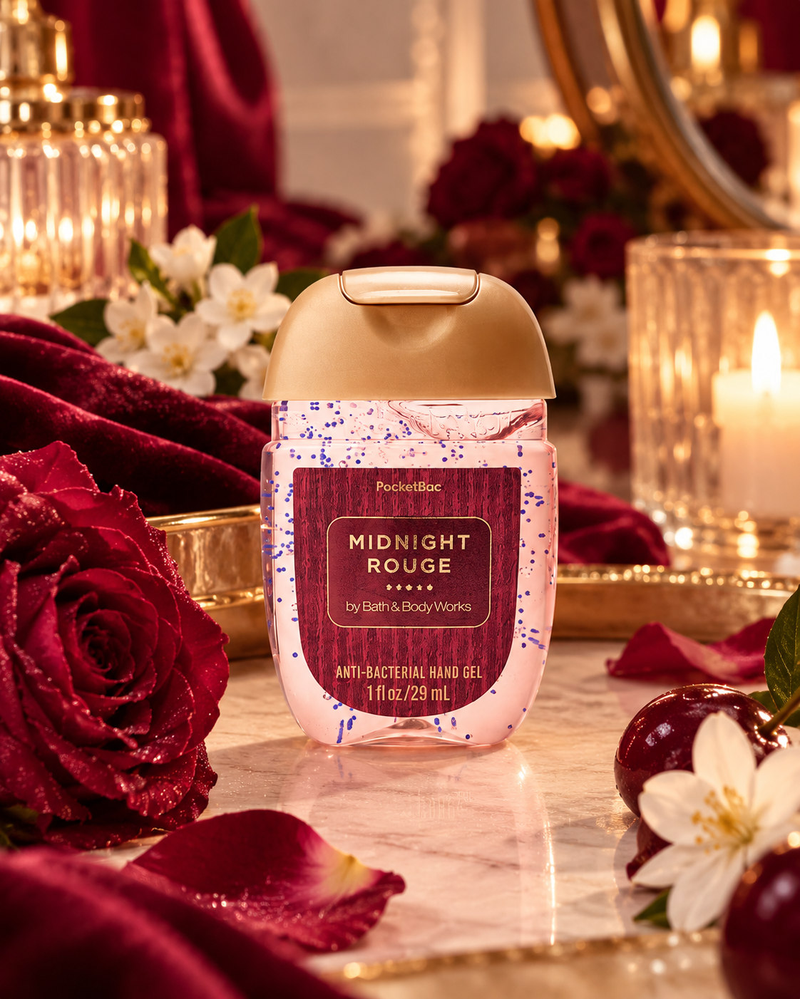 Bath & Body Works Midnight Rouge PocketBac Hand Sanitiser