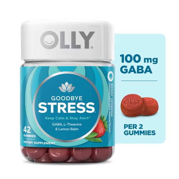 OLLY Goodbye Stress Gummies – Berry Flavour – 42 Gummies