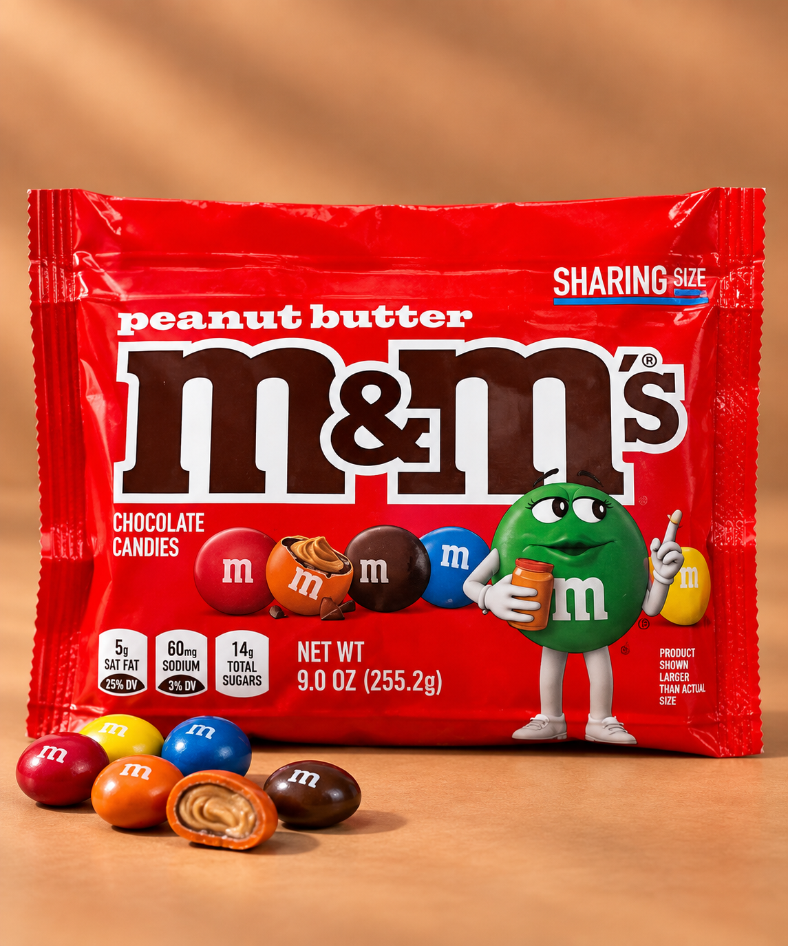 M&M’s Peanut Butter Milk Chocolate Candy – Sharing Size