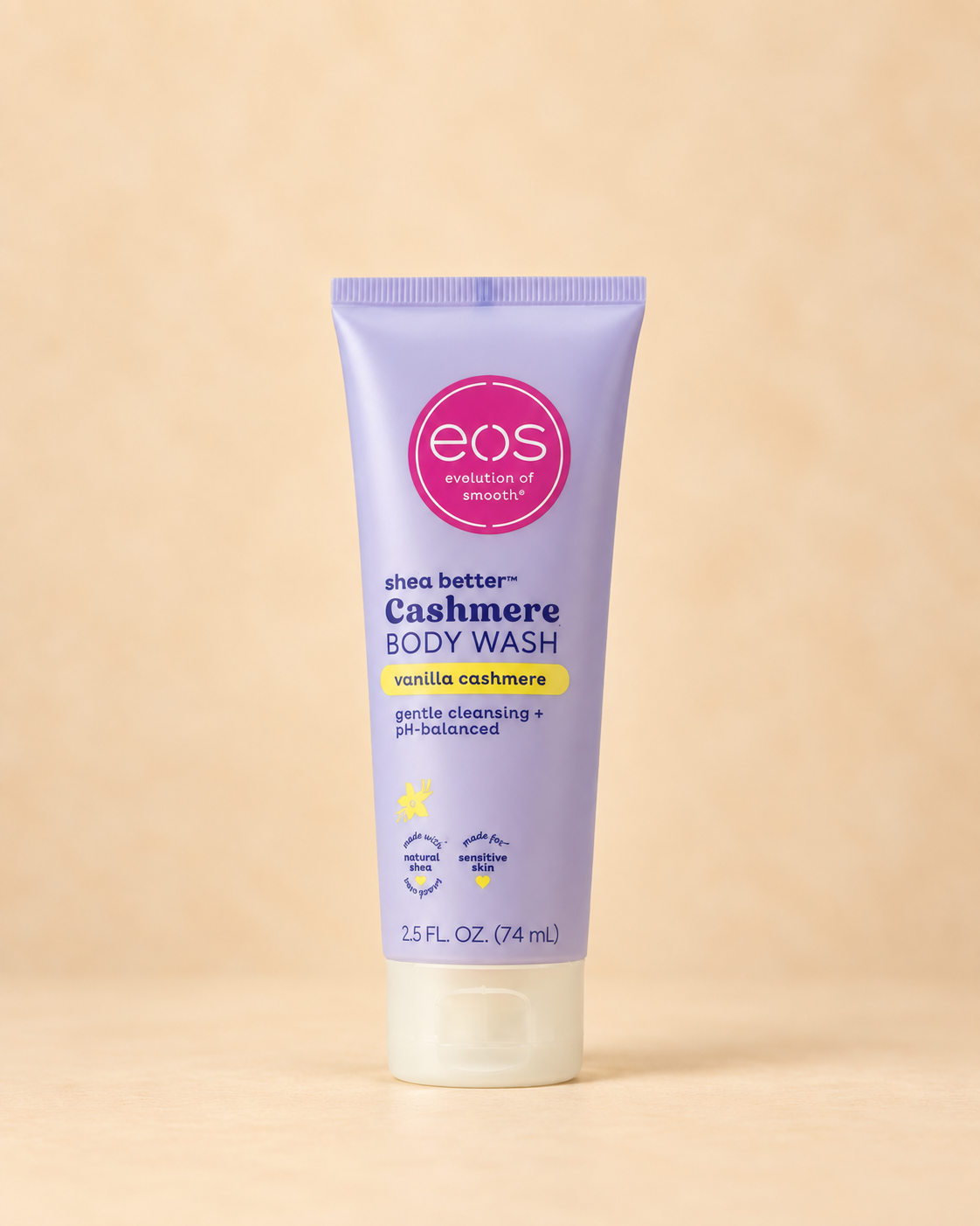 EOS Vanilla Cashmere Travel Size Body Wash